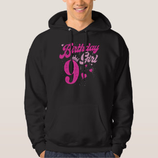 9de verjaardag van de geboorte van het meisje hoodie