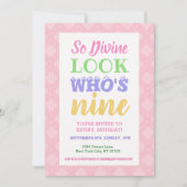 9e anniversaire Invitation Slogans (Devant)