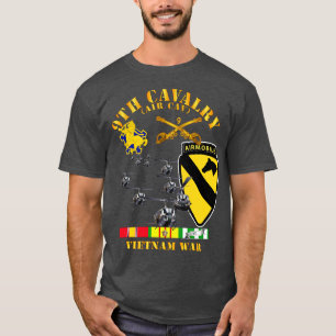 9e Cavalerie Luchtcav 1e Cav Divisie w SVC T-shirt