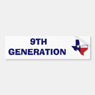 9E GENERATIE BUMPERSTICKER