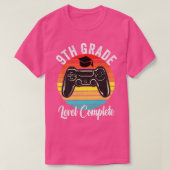 9e graads Afstuderen Level voltooid 2022 Video-gam T-shirt (Design voorkant)