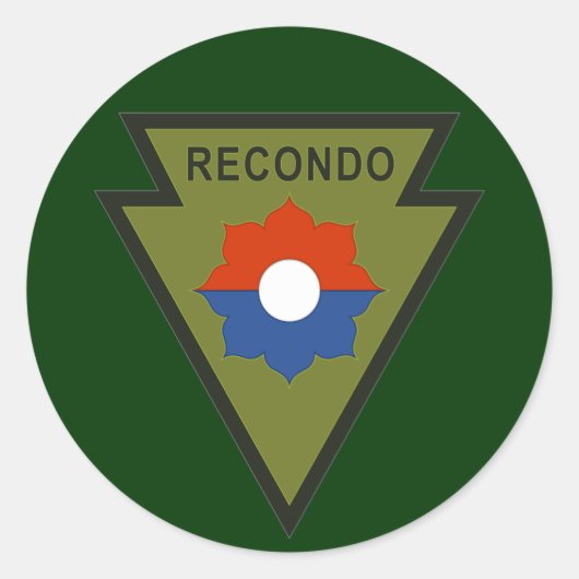 9e Inf Div Recondos sticker (Voorkant)