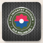 9e infanteriedivisie bier onderzetter (Voorkant)