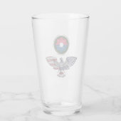 9e infanteriedivisie Eagle Veteran Glas (Achterkant)