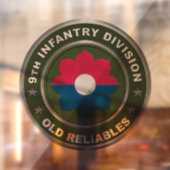 9e infanteriedivisie raamsticker (Vel 2)