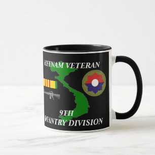 9e infanteriedivisie Vietnam Veteran Coffee Mugs Mok