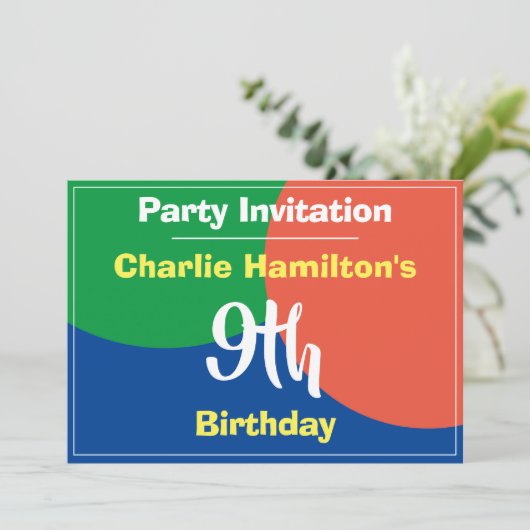 9e invitation anniversaire (Debout devant)