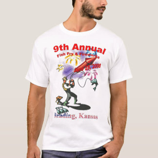 9e jaarlijkse visreis en vuurwerk3 t-shirt