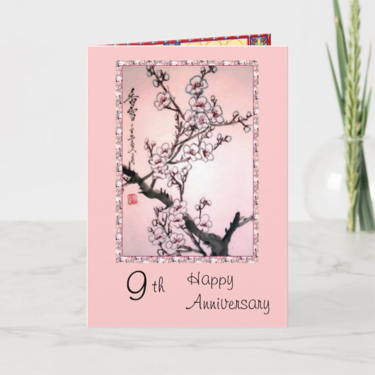 9e Jubileum kaart (Voorkant)