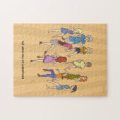 9e kerstdag (negen dames) Jigzaag Puzzle Legpuzzel (Horizontaal)