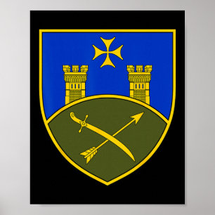 9e Legerkorps (Oekraïne) Oekraïense strijdkrachten Poster