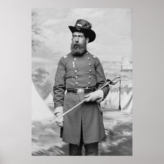 9e Massachusetts Officer, 1860's Poster (Voorkant)