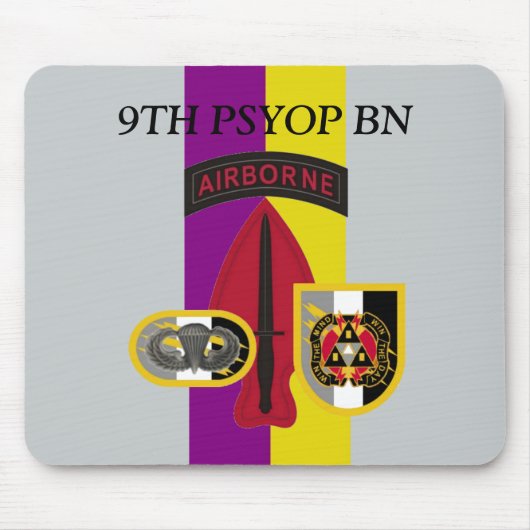 9E PSYOP BATTALION MOUSEPAD MUISMAT (Voorkant)