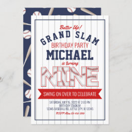 9e Uitnodiging voor honkbal