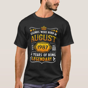 9e verjaardag, augustus 2012, 9 jaar ontzag t-shirt