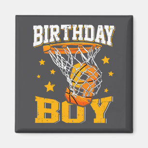 9e verjaardag basketbal jongen 9 jaar oud basketba magneet