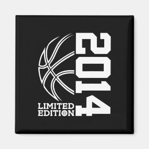 9e verjaardag Basketbal Limited Edition 2014 1 Magneet