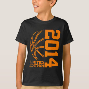 9E VERJAARDAG BASKETBAL LIMITED EDITION 2014 T-SHIRT