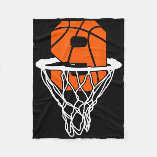 9e verjaardag basketbal negen 9 jaar oud jongens K Fleece Deken (Voorkant)