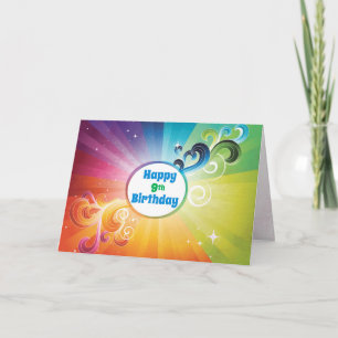 9e verjaardag Religieuze Kaart Regenboogzegeningen