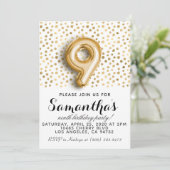 9e verjaardag van de uitnodiging tot het indienen (Staand voorkant)