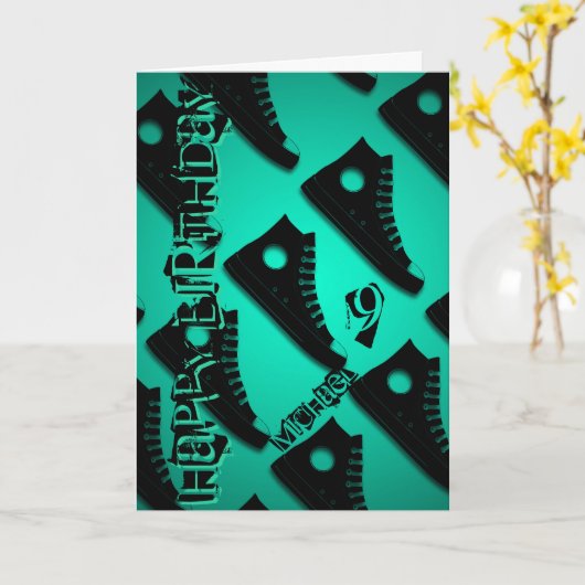 9ème Carte de voeux faite sur commande (Fleur jaune)