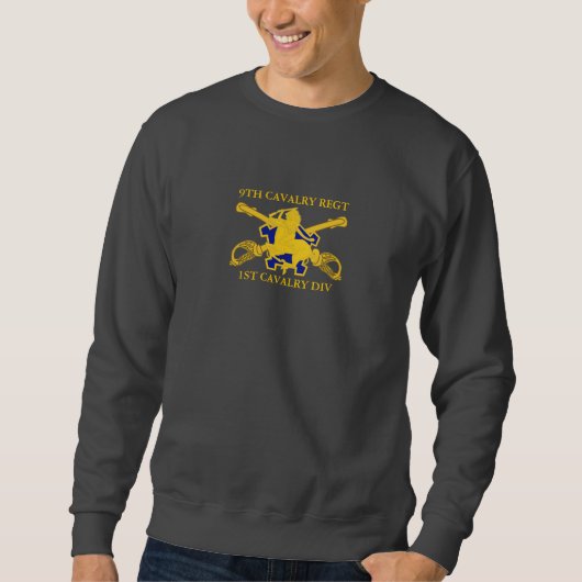 9ème Ęr CAV SWEATSHIRT de division de la CAVALERIE (Devant)