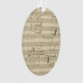 9ème score de manuscrit de musique de symphonie de (devant)