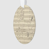 9ème score de manuscrit de musique de symphonie de (devant)