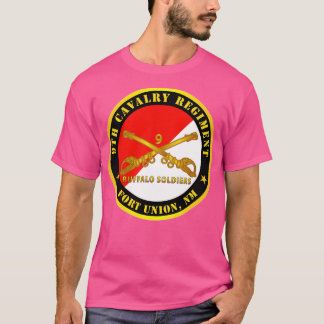 9th Cavalry Regiment Fort Union NM Buffalo Soldaat T-shirt