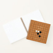 9x9 Goban met Bruikbaar Spelbord (2) Custom Notitieboek (Binnen)