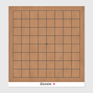 9x9 Goban voor Puzzels & Spellen 8 "x8" Sticker