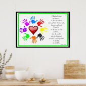 A0001.I maakte een Difference.Poster.1 Poster (Keuken)