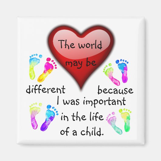 A0001.I was belangrijk in het leven.Magnet.3 Magneet (Voorkant)