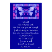 A001 Oh soep - Frameable Butterfly Print 1