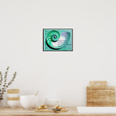 A01b Nautilus Shell Poster - Inspirerend prijsopga (Keuken)