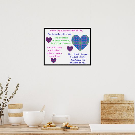 A07c Don de Dieu - Poster - Version 3.Black Border (Cuisine)