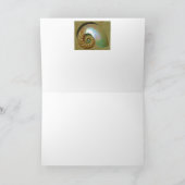 A09 Nautilus Shell - carte inspirée 2 de citation (Intérieur)