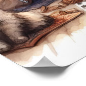 *~* A100 9 Psychische Boho zigeunervrouw Poster (Hoek)