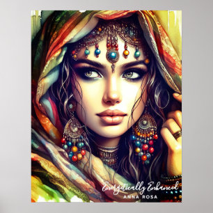 * A100 Psychic Boho Gypsy Fortune Teller 4 Poster