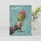 *~* A101 Cocktail FOTO Ornate 25 DE VRIJGELLELIN Kaart (Staand voorkant)