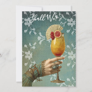 *~* A101  Ornate24  Cocktail FOTO DEFEITDAG Kaart