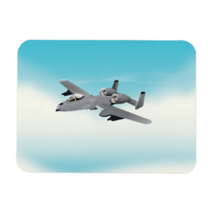 A10 Illustratie militair vliegtuig Magneet