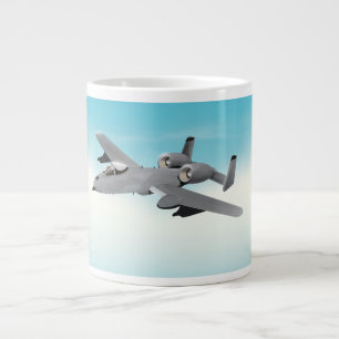A10 Militair Vliegtuig Illustratie Grote Koffiekop
