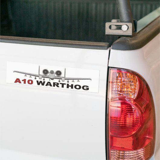 A10 Thunderbolt II de Warthog Bumpersticker (Op Truck)