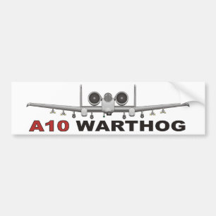 A10 Thunderbolt II de Warthog Bumpersticker