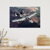 A10 Thunderbolt II-Poster Poster (Keuken)