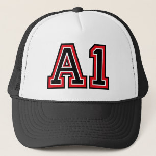 "A1" Monogram Trucker Hat Pet