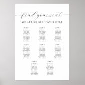 A1 Onze favoriete mensen Zitplaatsen Grafiek 8 Taf Poster (Voorkant)