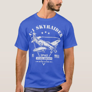 A1 Skyraider SPAD Vliegtuig T-shirt